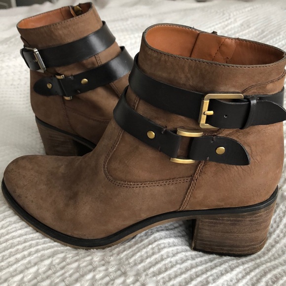 franco sarto buckle bootie